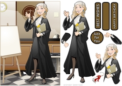 Lawyer/barrister Dudess 2 Blonde