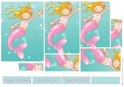 Pink Mermaid Pyramid.