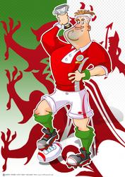 Rugby Dude Wales A4.