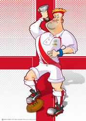 Rugby Dude England A4.