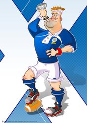 Rugby Dude Scotland A4.