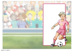 Womens Football Dudess Pink Strip Insert