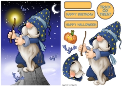 Halloween Wizard Gnome