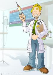 Get Well Soon Doctor Dude A4.