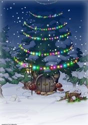 Christmas Gnomes Treehouse