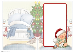 Pigs in Blankets Tootsie Christmas Insert