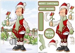 Christmas Gardening Dude