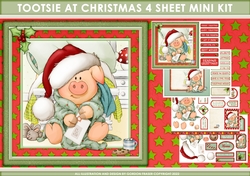 Pigs in Blankets Tootsie Christmas 4 Sheet Mini Kit