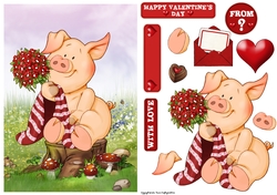 Pigs in Blankets Pumpkin Valentine