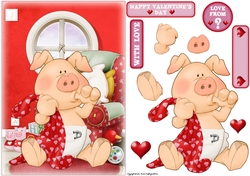 Pigs in Blankets Pod Valentine