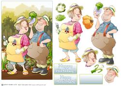 Gardening/allotment Couple.
