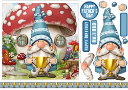 Trophy Gnome 7x7 Quick Card
