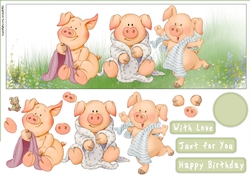 Three Little Pigs Large Horizontal DL