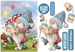 Birthday Gnome (Blue)