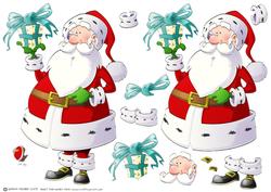 Santa Dude Decoupage Sheet.