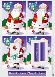 Santa Dude Inverted Pyramid.