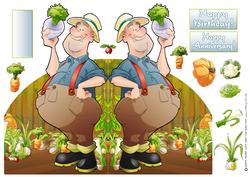 Gardening/allotment Dude Shaped.