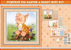 Pigs in Blankets Pumpkin Easter Four Sheet Mini Kit