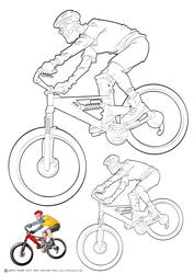Mountain Bike Dude Digi Stamp.