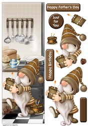 Chocolate Gnome Large Vertical DL