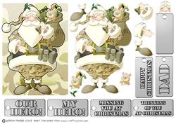 Armed Forces Santa Claus.