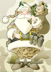 Armed Forces Santa Claus A4.