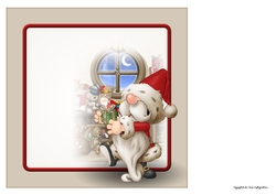 Santa Gnome 3 8x8 Quick Card Insert