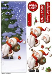 Santa Gnome 2 Large Vertical DL