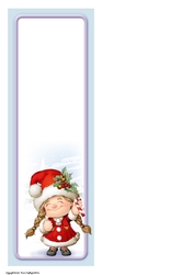 Maisie the Christmas Gnome Large Vertical DL Insert