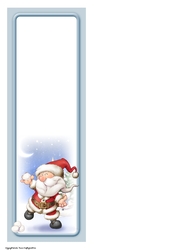 Santa Gnome 4 Large Vertical DL Inserts
