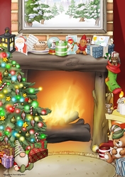 Christmas Cosy Room Scene