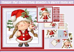Maisie the Christmas Gnome Four Sheet Mini Kit