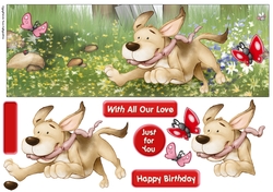 Puppy Love Rufus Large Horizontal DL