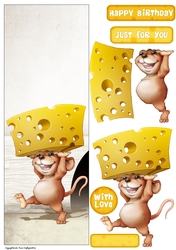 Too Much Cheese Mouse 2 Large Vertical DL