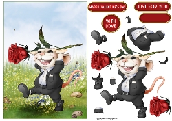 Mr Valentines Day Mouse