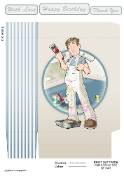 Painter and Decorator Dude 2 Mini Gift Bag