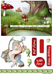 Fishing Gnome 2 Slider Card