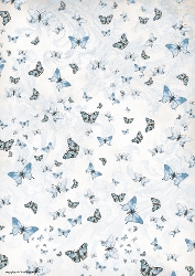 Butterfly Blossom Paper 2 Blue