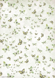 Butterfly Blossom Paper 2 Green