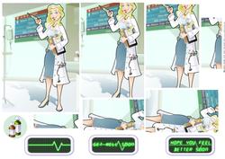 Get Well Soon Doctor Lady Pyramid.