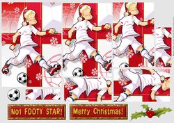 England Christmas Football Dude Pyramid.