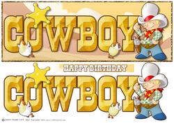 Cute Cowboy Large Dl.