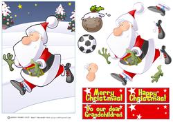 Football Santa Dude.