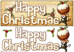 Christmas Pudding Mouse Large Dl.