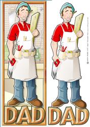 DIY Carpenter/joiner Dude Vertical Large Dl.