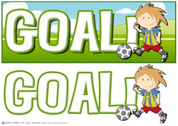 Football Goal! Large Dl.
