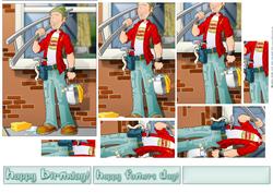 Window Cleaner Dude Pyramid.