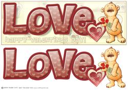 Hunni Bear Love Large Dl Valentines Day.