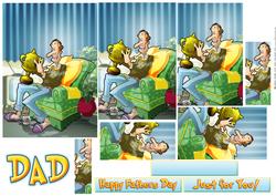 Best Dad Dude Pyramid.
