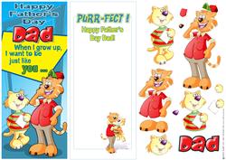 Fathers Day (dad) Cats.